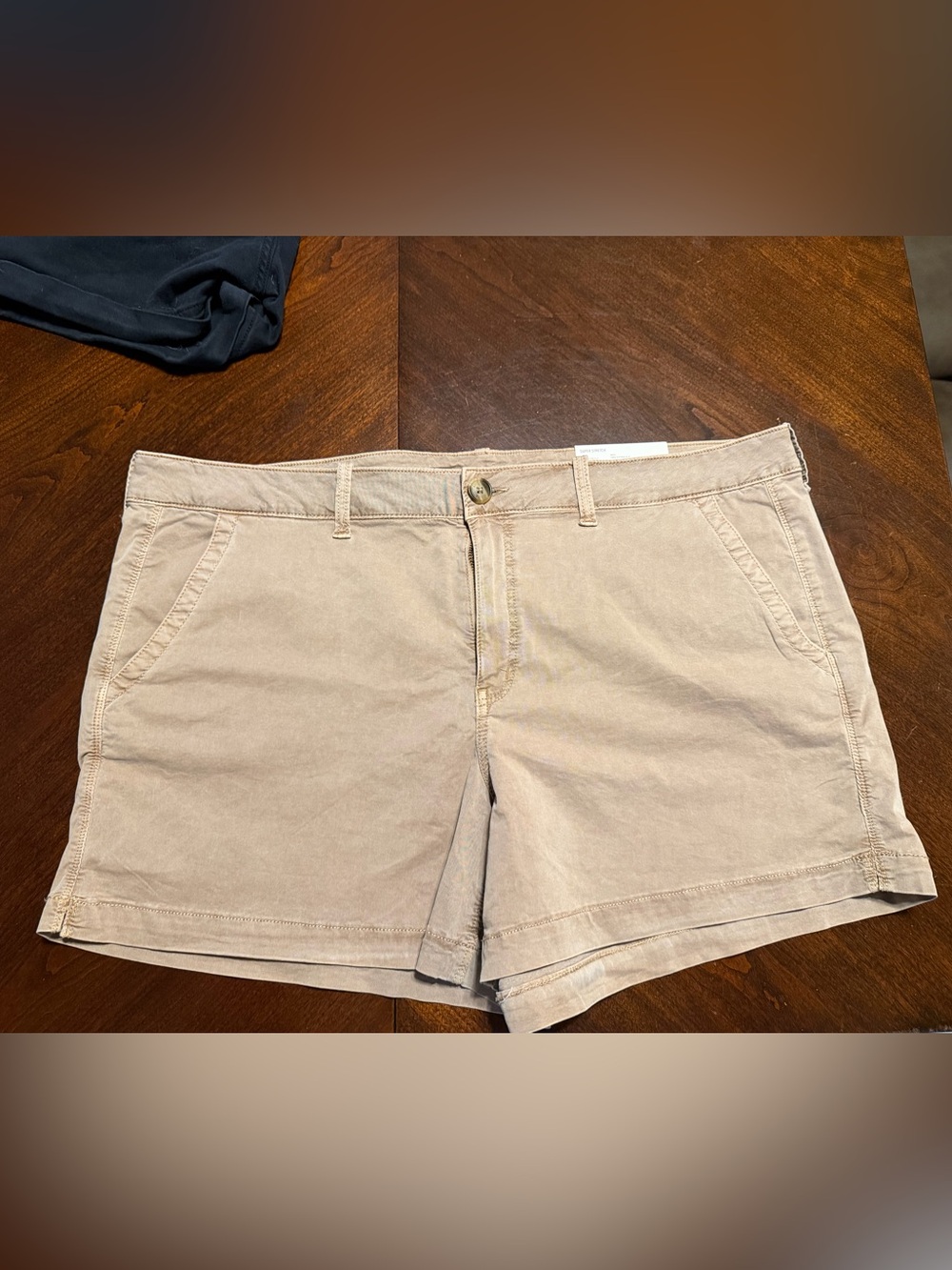 American Eagle Outfitters Beige Flat Front Women's Shorts